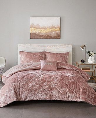 Intelligent Design
        


    
        Felicia Full/Queen 4-Pc. Velvet Comforter Set | Macys (US)