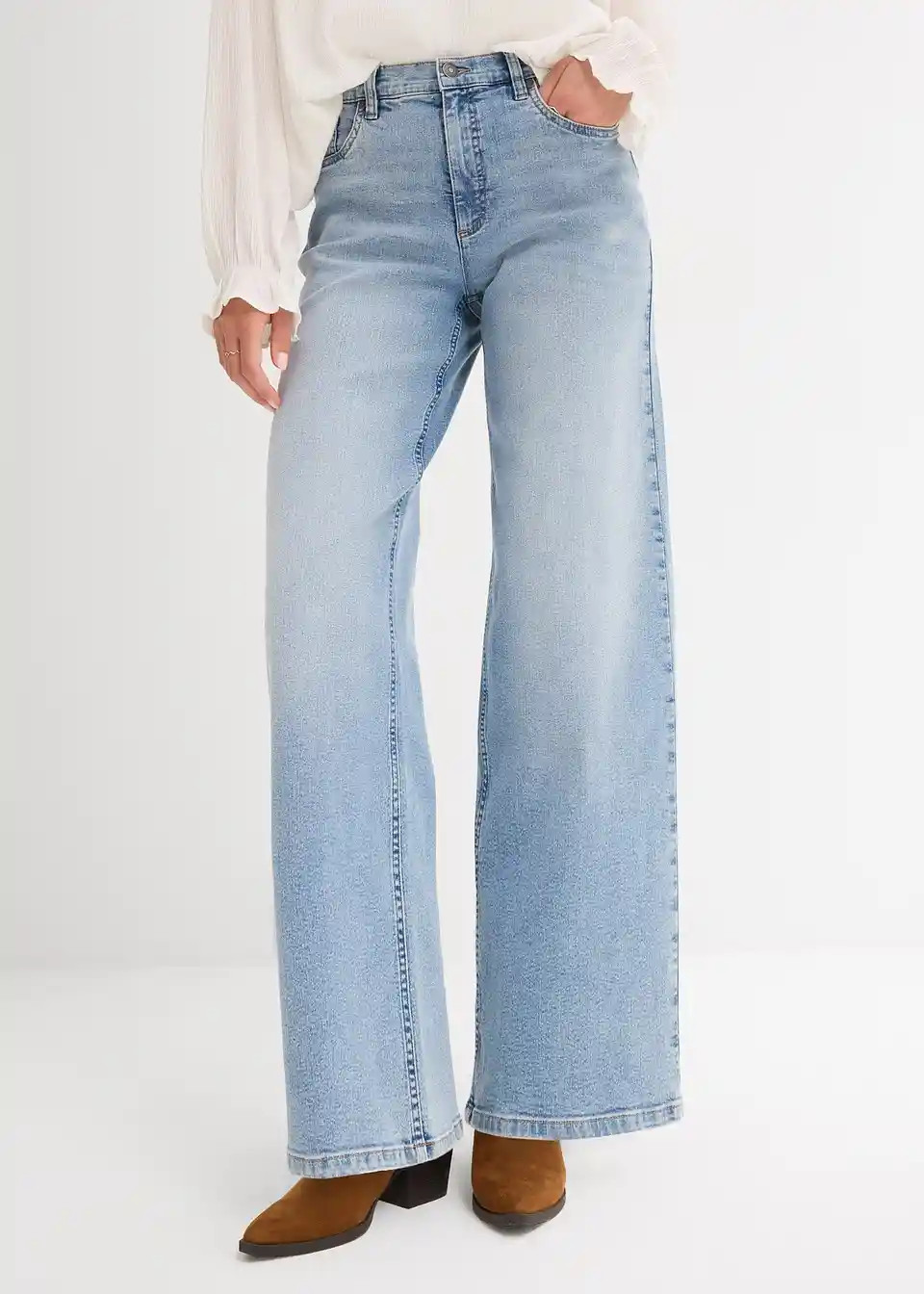 Wide-Leg-Jeans, High Waist | Bonprix DE