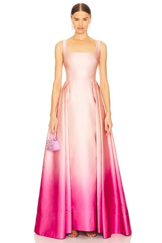 SAU LEE Bella Gown in Pink Ombre from Revolve.com | Revolve Clothing (Global)