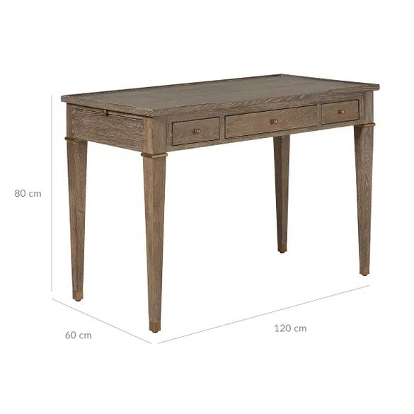 Maplehurst Desk - Smoked Oak | OKA US