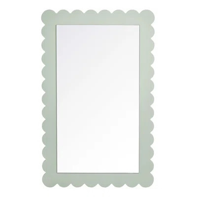 Emmeline Scalloped Rectangle Wall Mirror | Wayfair North America