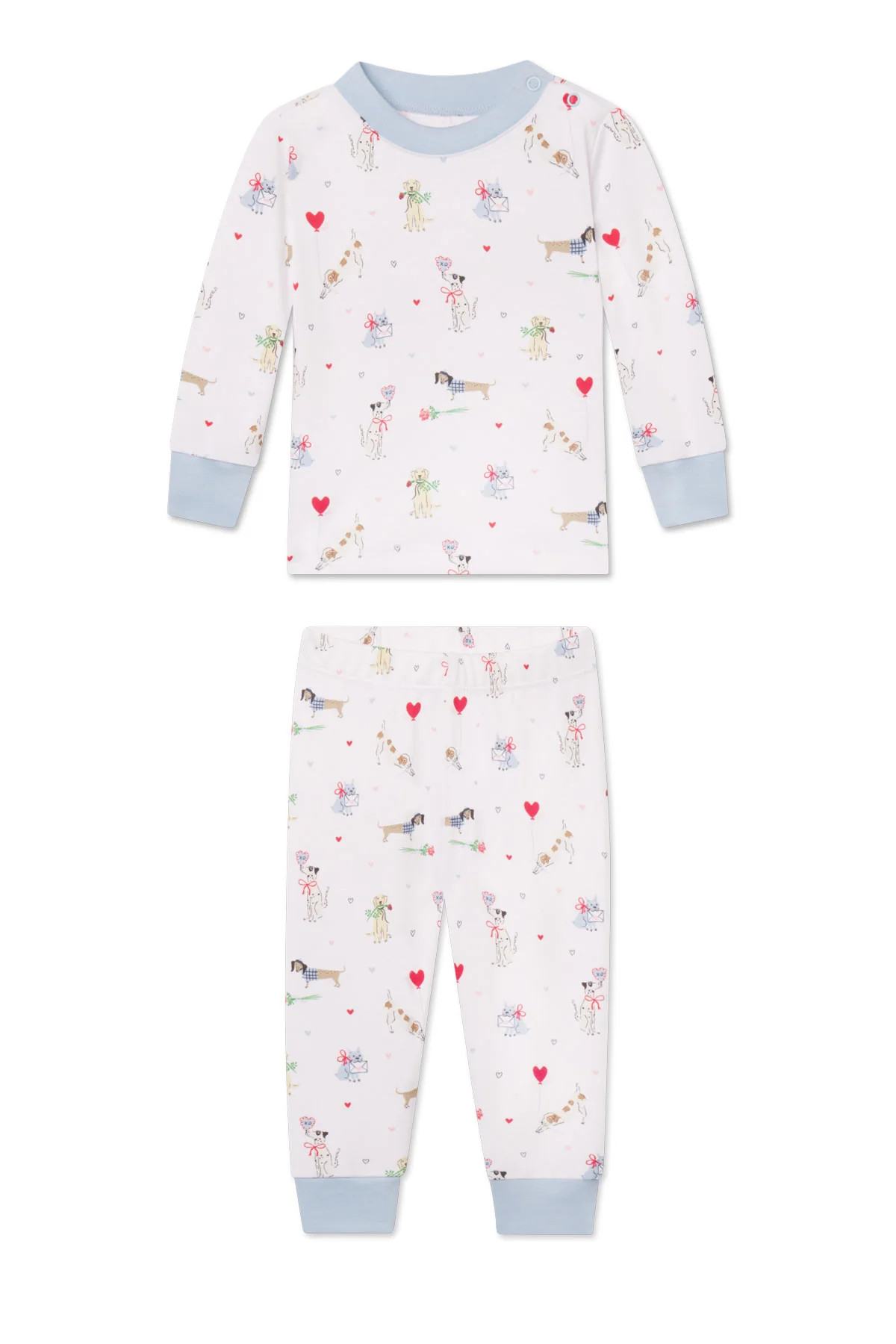 Baby Long-Long Set in Puppy Love | Lake Pajamas