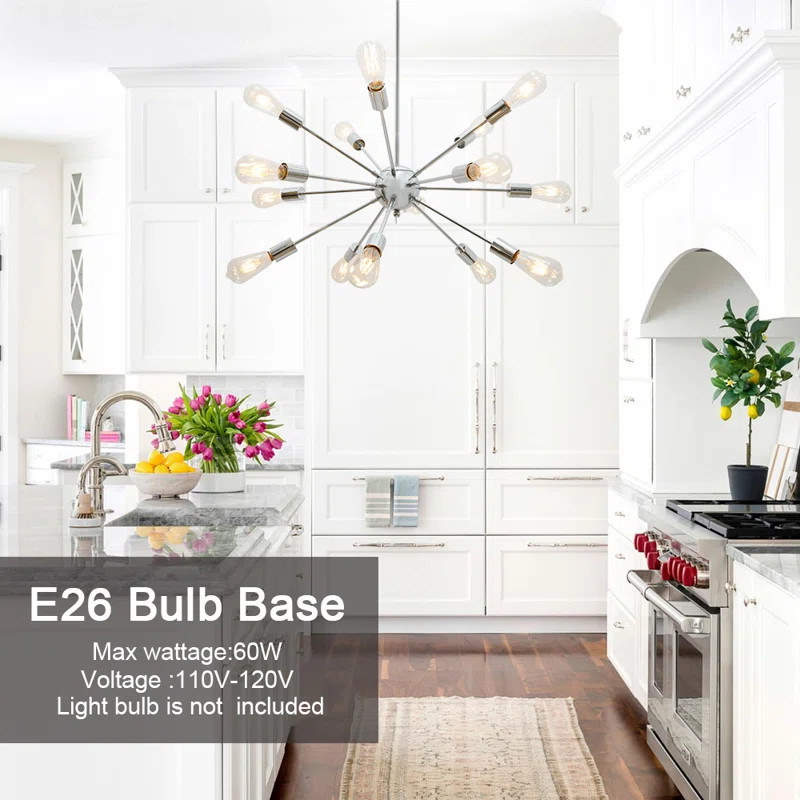 Hadfield 15 - Light Sputnik Sphere Chandelier | Wayfair North America