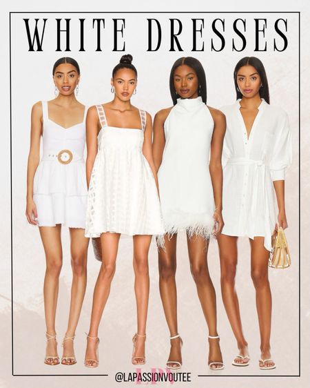 Celebrate the season in style with the effortless grace of white dresses. Ideal for warm days and breezy nights, their light, airy fabrics provide both comfort and elegance. Stay cool and chic all summer long with these timeless essentials.

#LTKSeasonal #LTKStyleTip