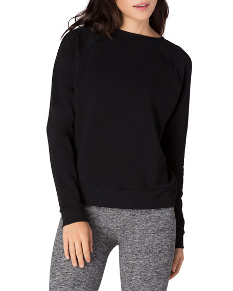 Beyond Yoga Favorite Raglan Crew Sweatshirt | Neiman Marcus