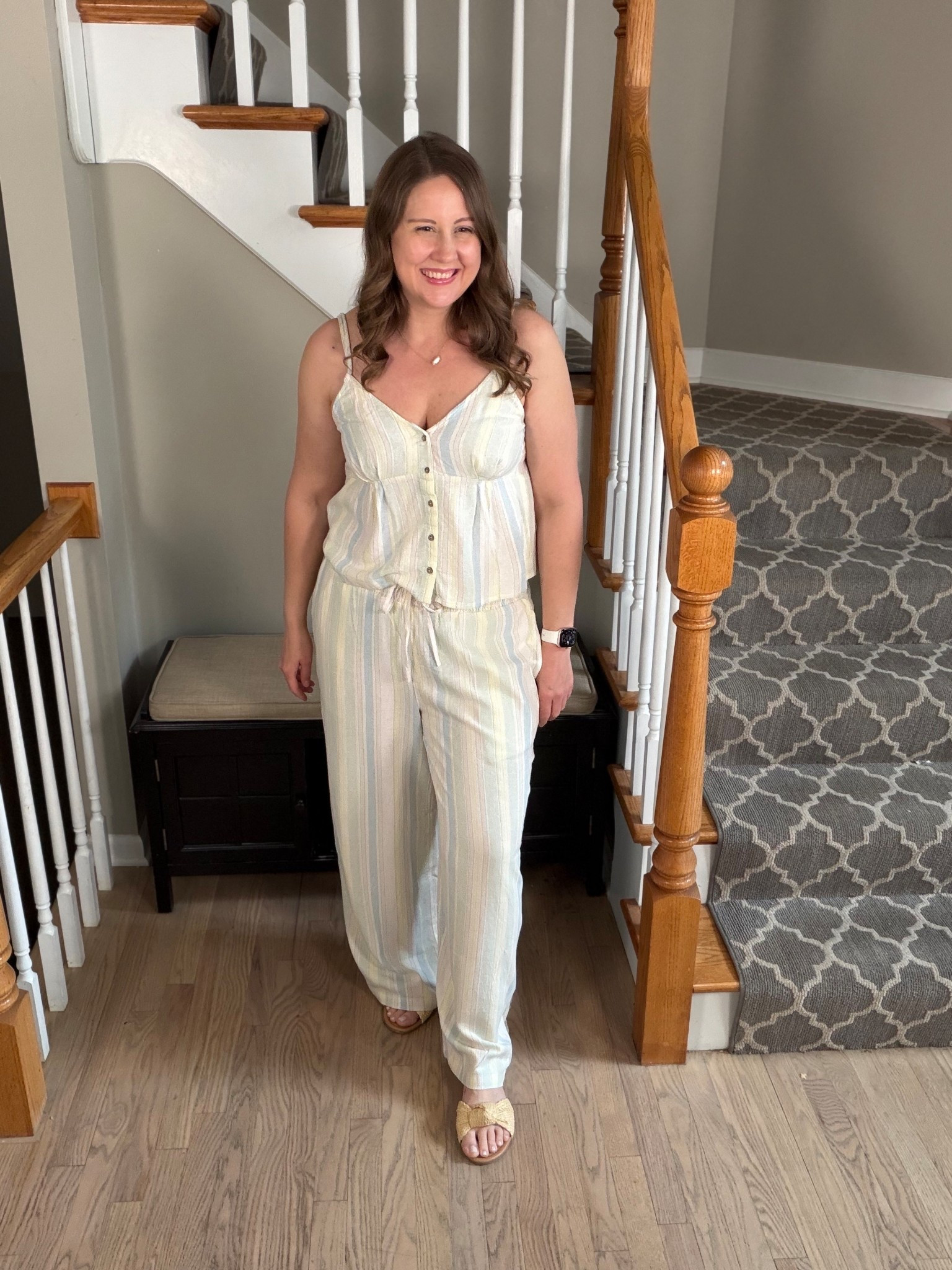 This one is SUCH a summer win ☀️🙌

Looks like a full matching set but everything is sold separately (and YES… each piece is under $20 👏) which makes it even better!! Lightweight, breathable, and so easy to throw on and go 💛

You can wear it together for that put-together vibe or mix + match with pieces you already have (the versatility 👏)

Paired it with the cutest budget-friendly sandals and I’m already reaching for this on repeat all season long 🤍✨

Linking this whole look for you!

#AffordableStyle #SummerOutfits #MomStyle #EffortlessStyle #BudgetFinds

#LTKootd #LTKMidsize