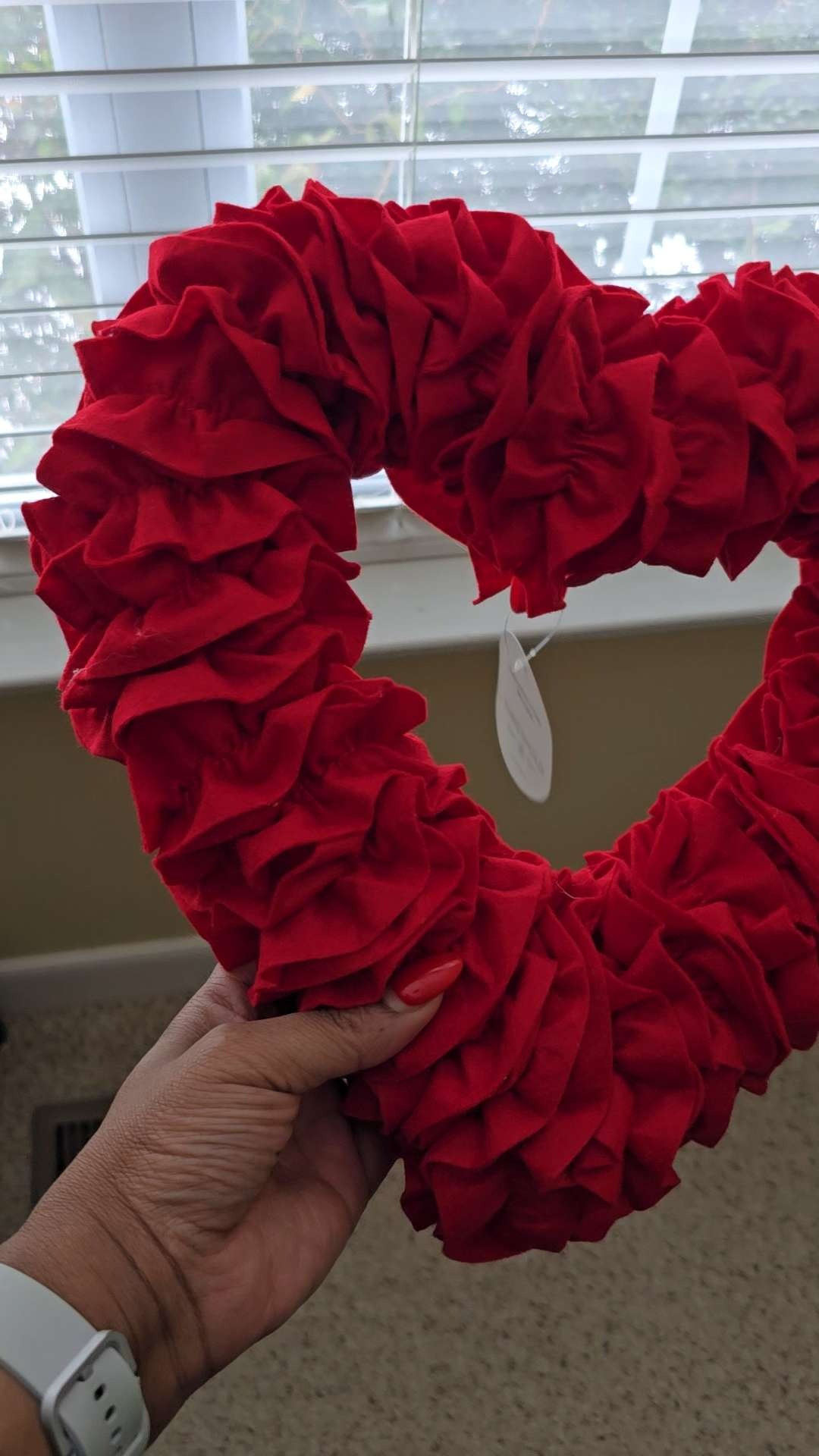 This wreath is a beautiful Valentine's Day Decor item to add in your home.  

 #LTKSeasonal #LTKHome #LTKFindsUnder50