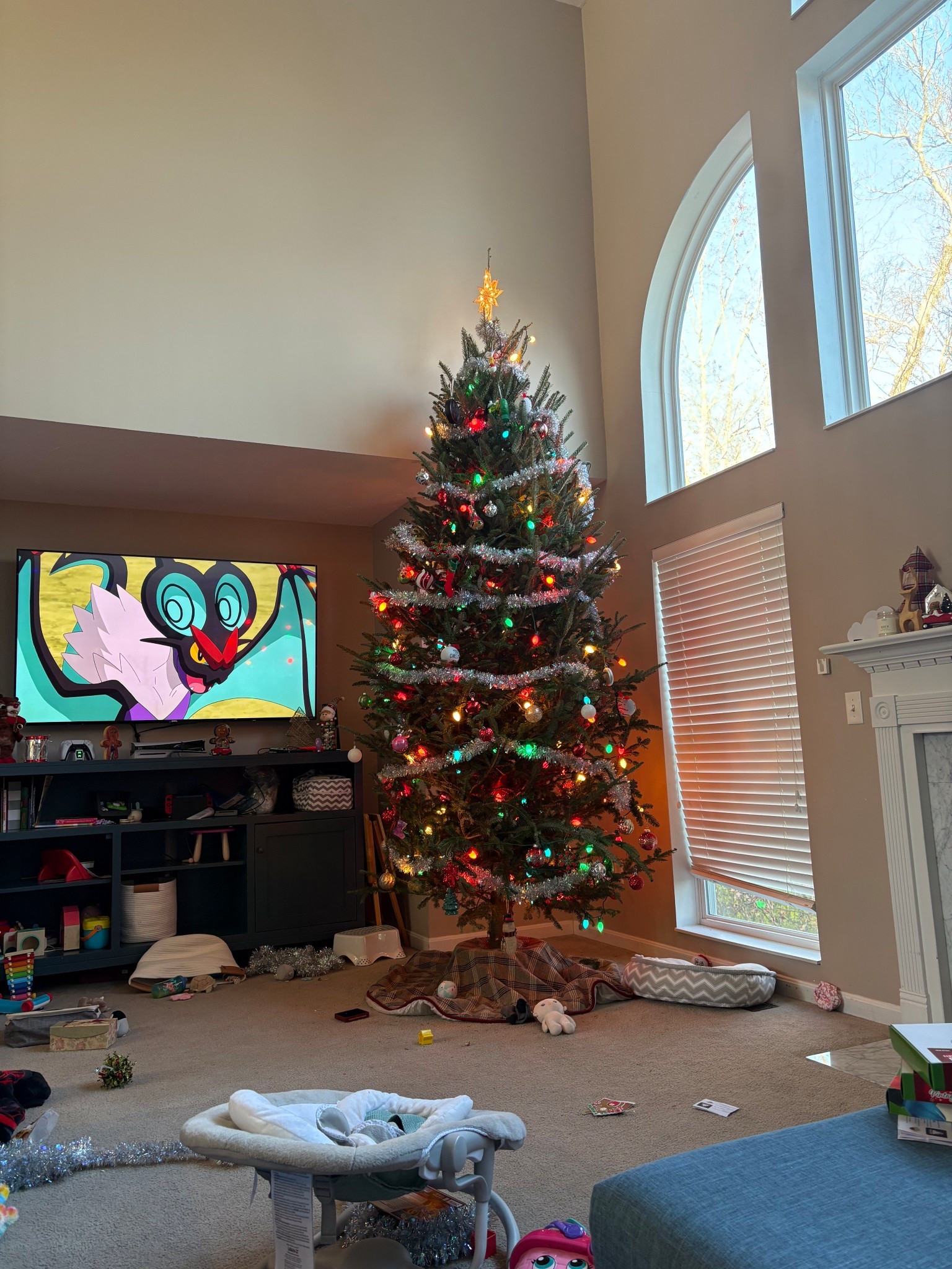 Some tweaks still needed but WHAT ABOUT THESE VINTAGE LIGHTS?! 

Ben has been eyeing trutone lights for a few years now, but those are a little pricey. There are a bunch now you can find, but these ones are from Menards for ~$22 for a 25ft strand! 