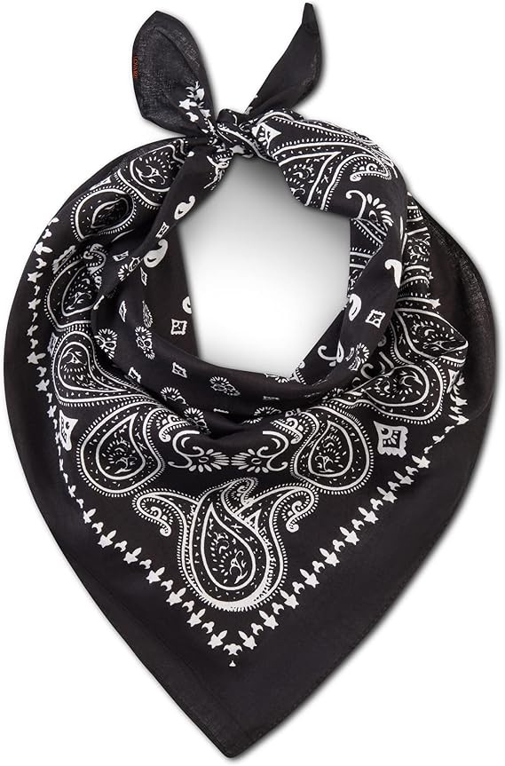 LOVARZI Bandana Scarf for Men and Women - Premium Cotton Stylish & Versatile Paisley Bandanas - P... | Amazon (UK)