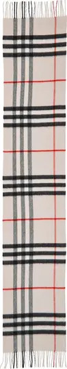 Giant Icon Check Cashmere Scarf | Nordstrom