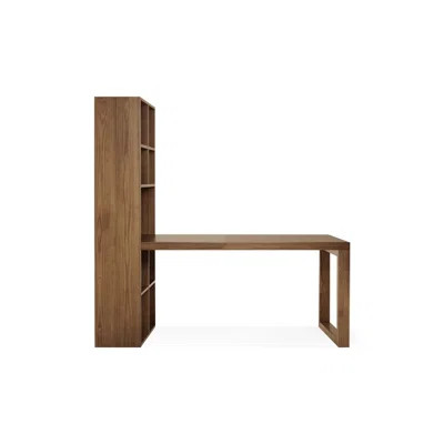 Burlywood Rectangular Solid Wood desks | Wayfair North America