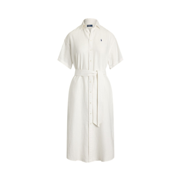 Linen Short-Sleeve Shirtdress | Ralph Lauren (UK)