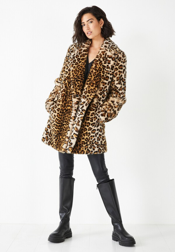 Manon Faux Fur Coat | Hush UK