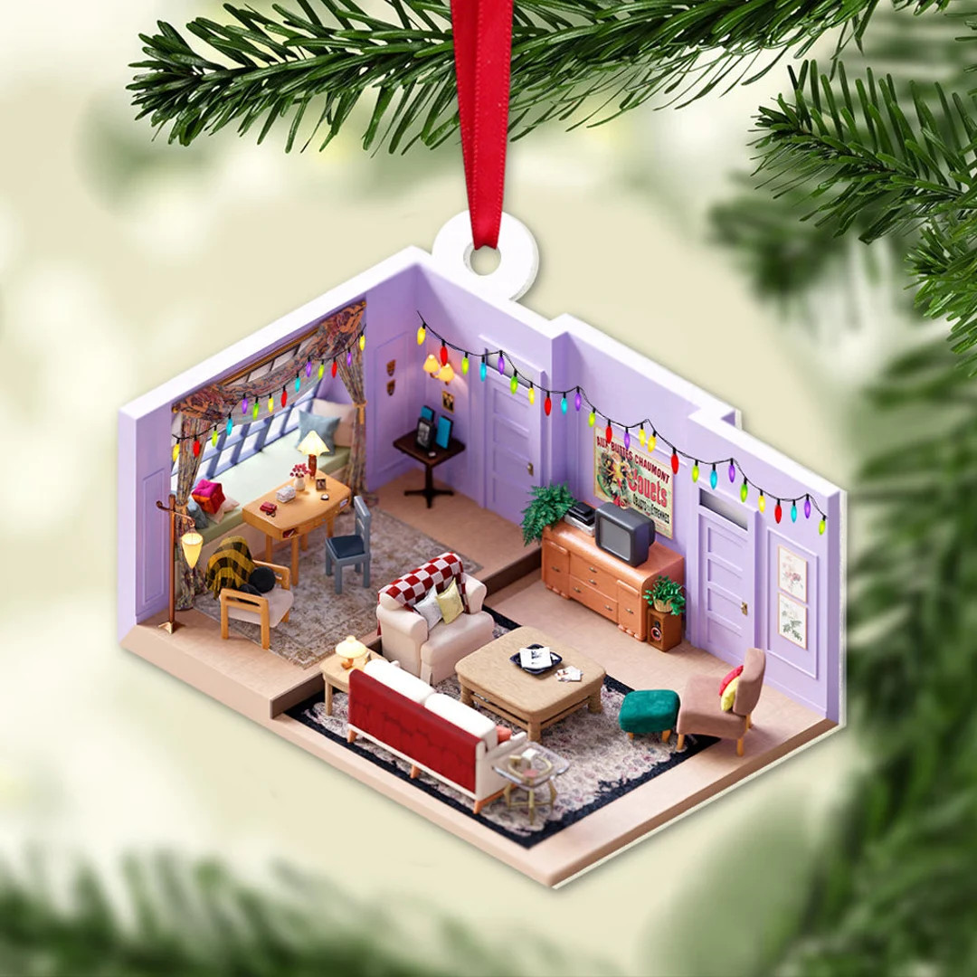 Personalized Friends Room Decor Christmas Ornament Friends - Etsy | Etsy (US)