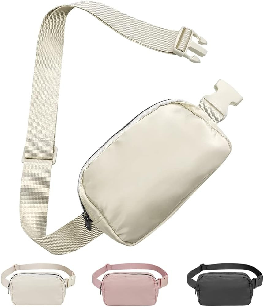 PONRAY Fanny Packs for Women Men, Crossbody Fanny Pack, Belt Bag with Adjustable Strap, Fashion C... | Amazon (US)