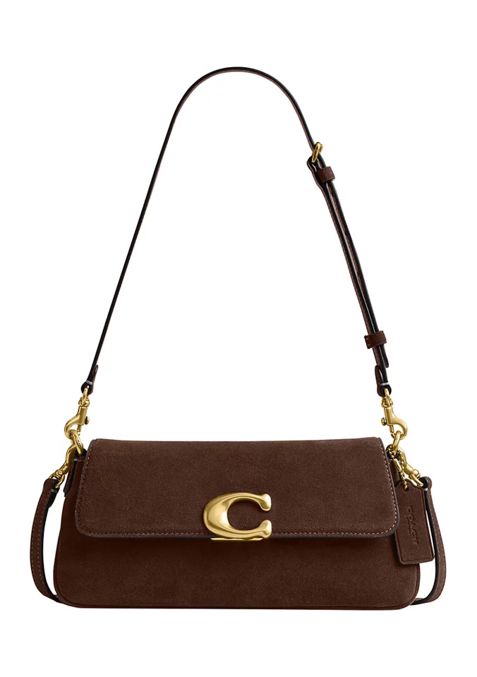 Suede Jet Shoulder Bag | Belk