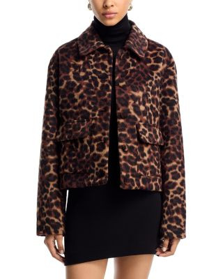 Aqua Leopard Print Jacket - Exclusive | Bloomingdale's (US)
