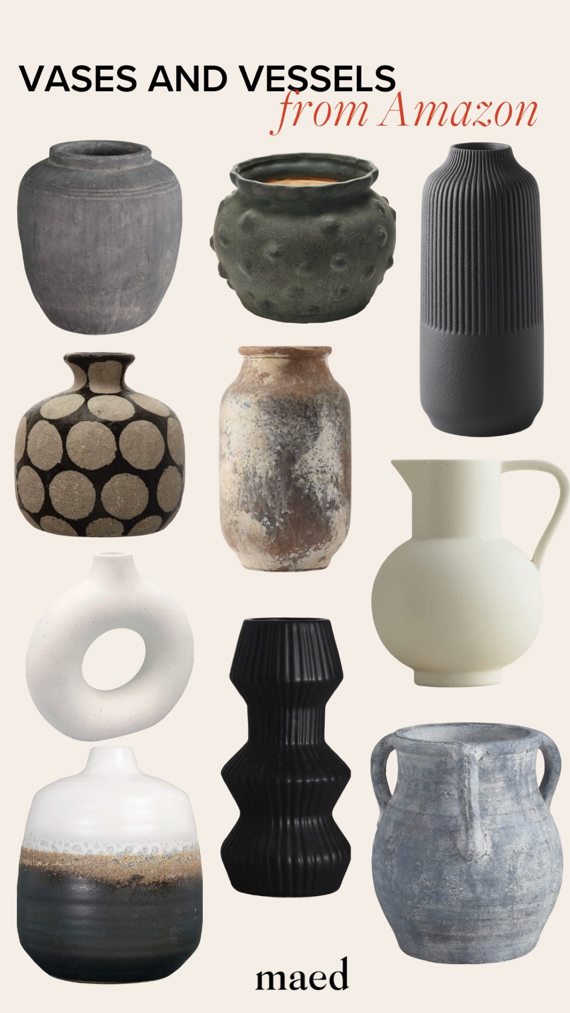 Vases from Amazon, vessels from Amazon, Amazon home finds, Amazon decor, Amazon picks 

#LTKU #LTKhome #LTKstyletip