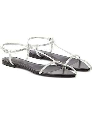 Flat Sandals for Women Ladies Fashion Slide Sandals Women Sandals | Amazon (US)