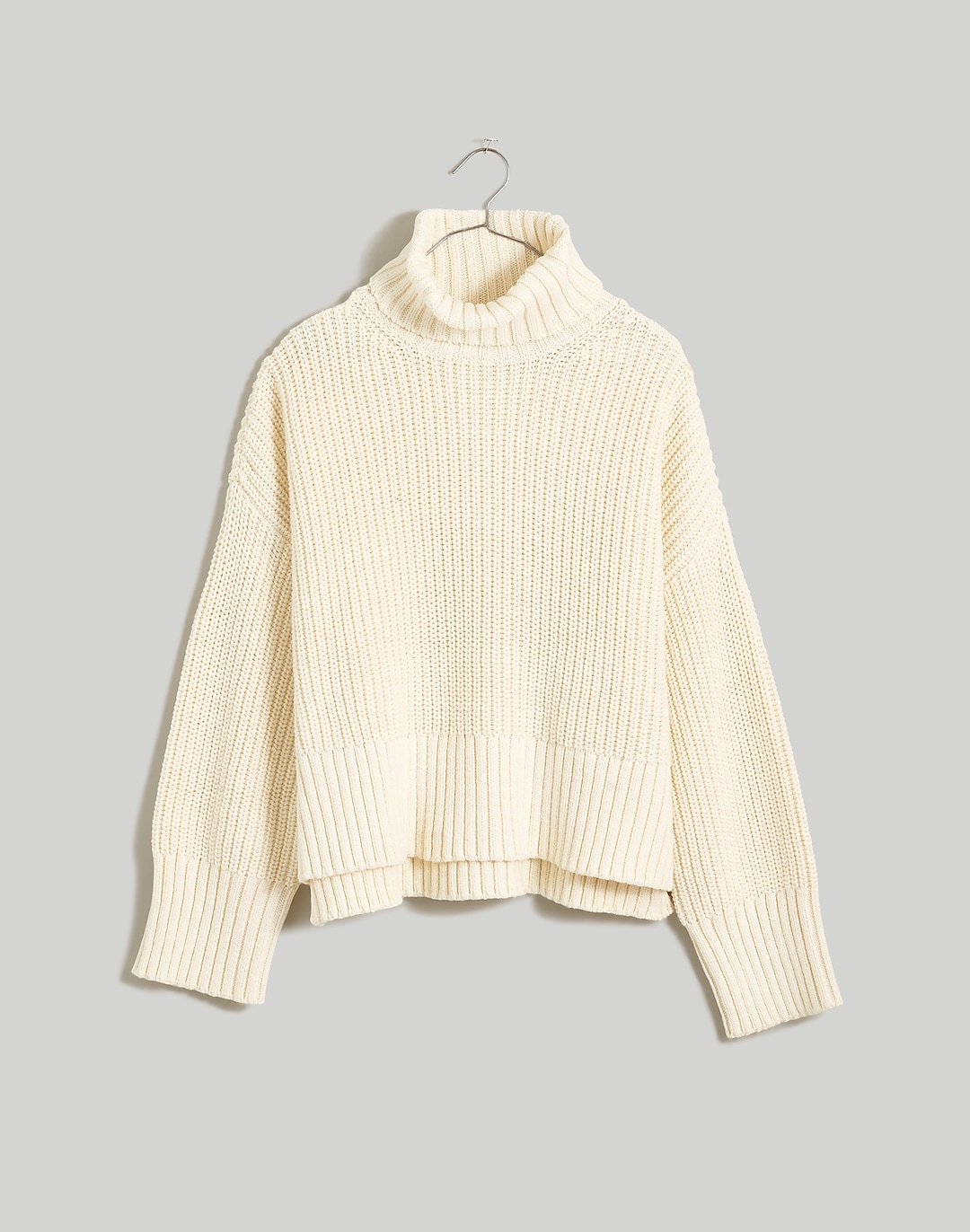 Marled Wide Rib Turtleneck Sweater | Madewell