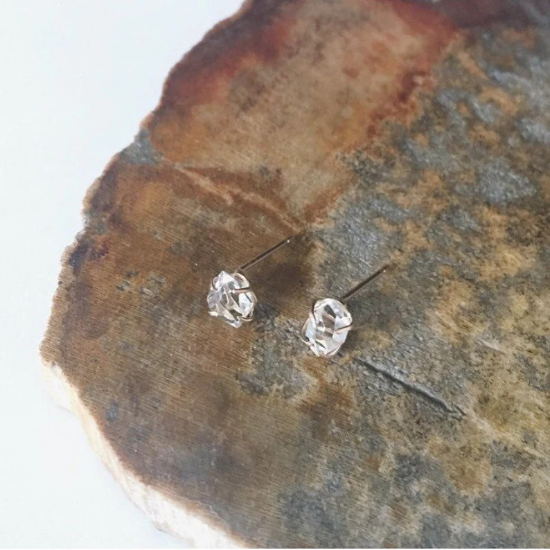 Herkimier stud earrings | Etsy (US)