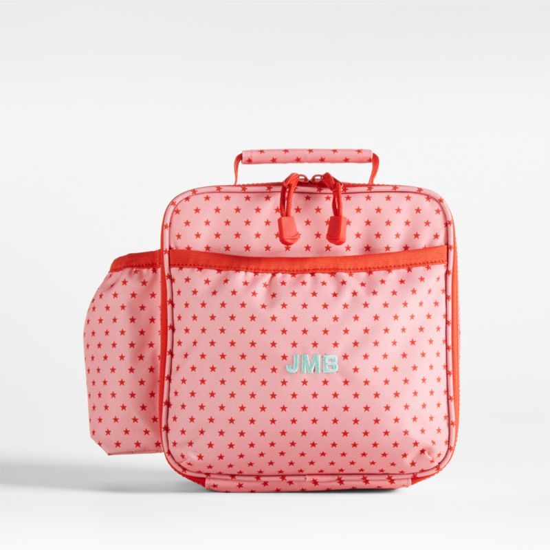 Lucky Stars Insulated Kids Red Lunch Box | Crate & Kids | Crate & Barrel