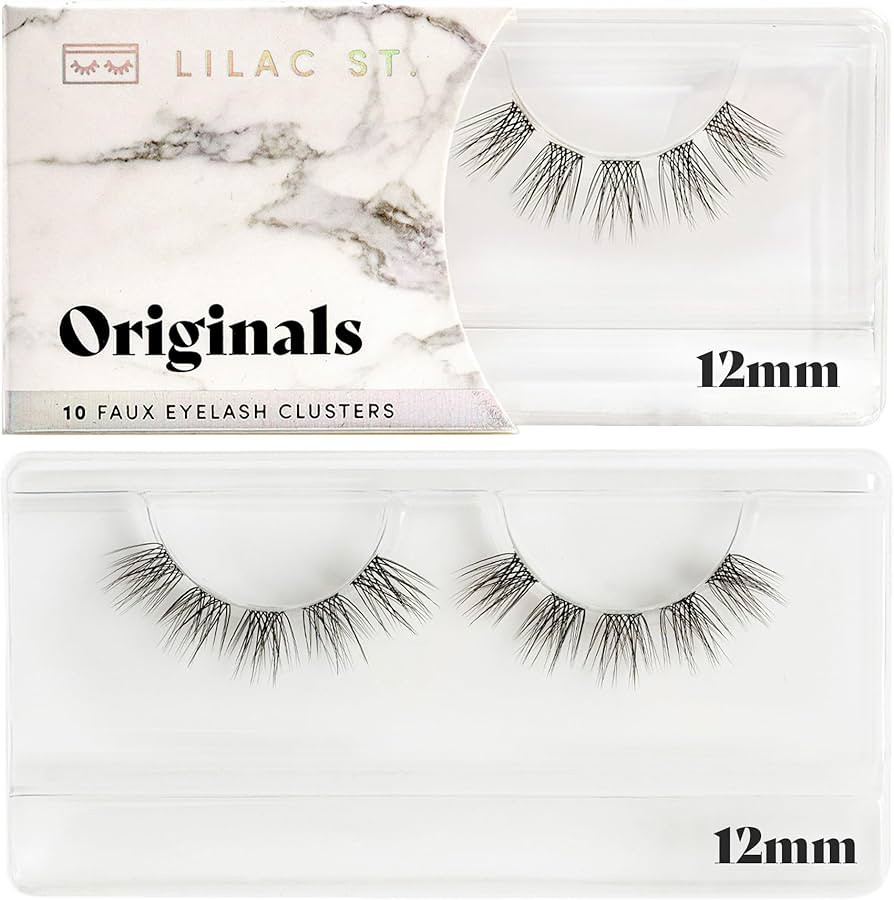 Lilac St - Originals Natural Faux Eyelash Clusters (12mm) - Soft, Natural Look - DIY Lash Extensi... | Amazon (US)