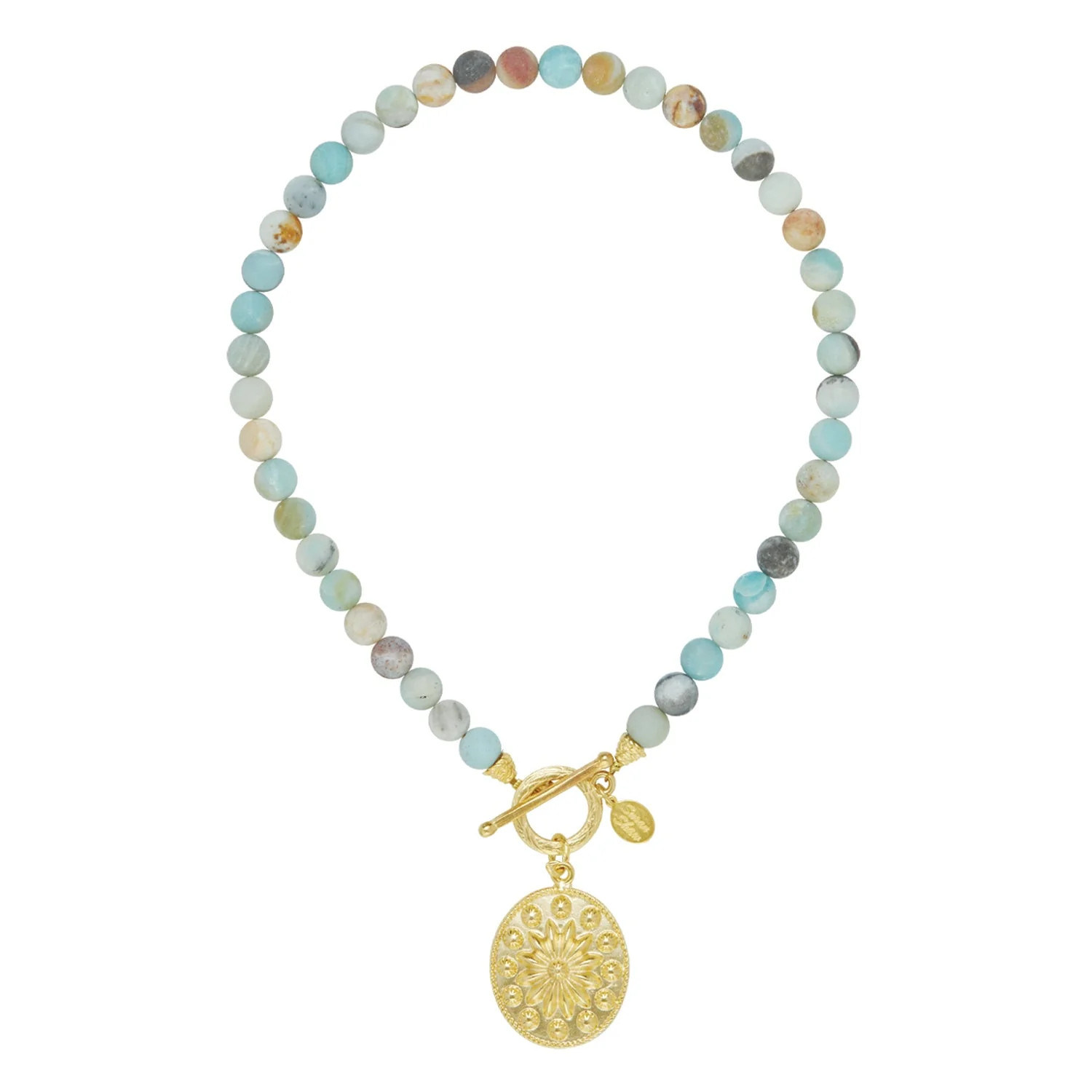 Dolly Amazonite Toggle Necklace | Susan Shaw