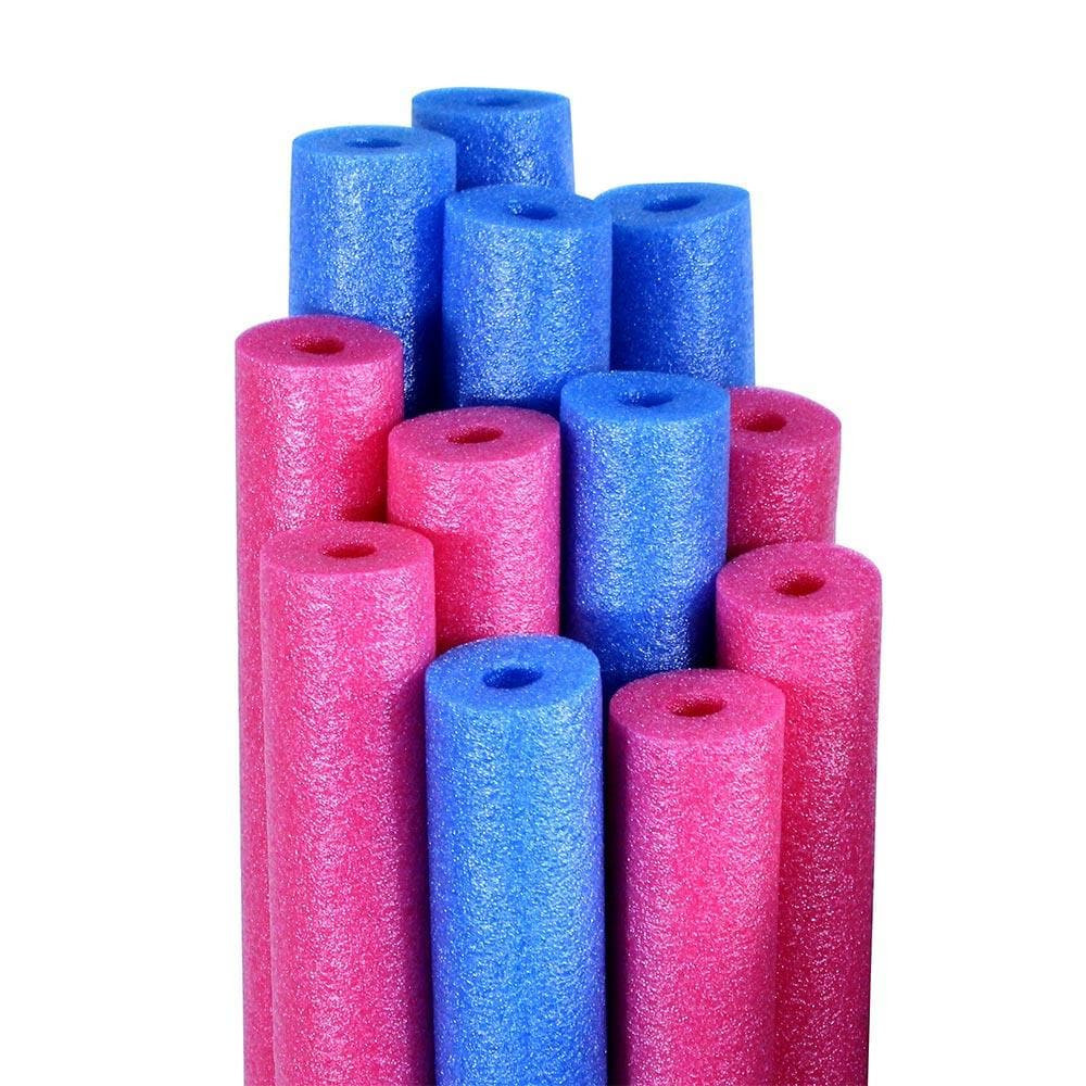 Robelle 55-in x 2.25-in 1 -Seat Blue and Pink Pool noodle 12 -Pack | TWLN36-12 | Lowe's