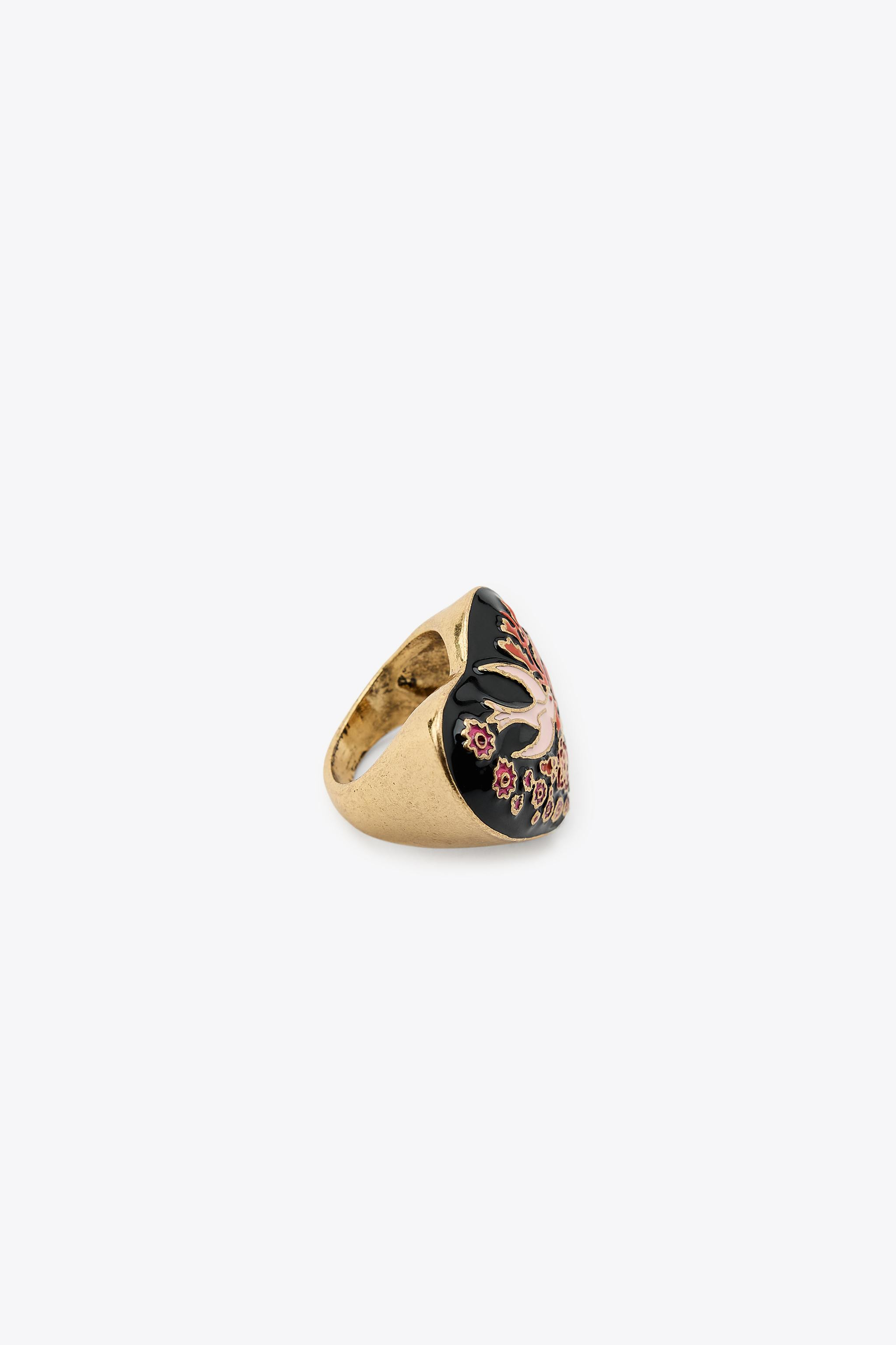 2-PACK OF RESIN SHAPE RINGS | Zara US