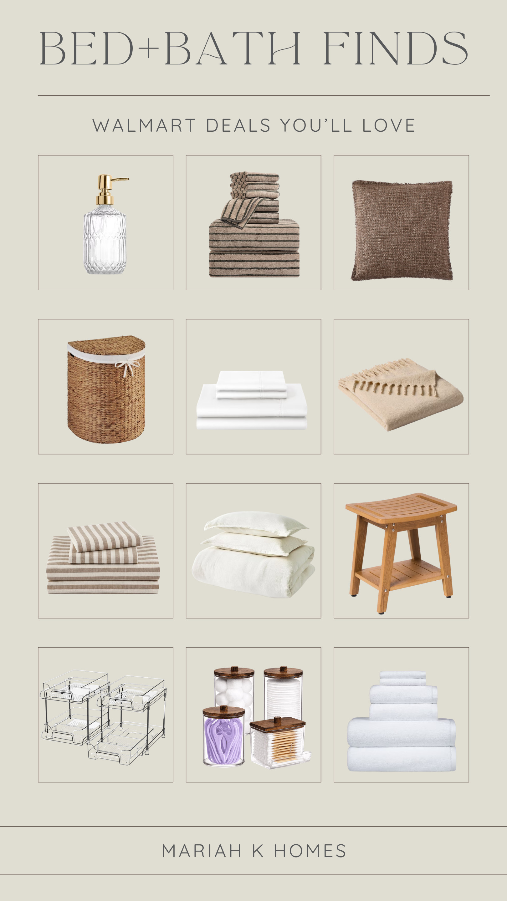 Don’t miss the Walmart Deals! So many beautiful home finds. I rounded up some gorgeous bedding and bath picks that are stylish, affordable, and at incredible prices right now! #WalmartDeals #WalmartHome #HomeDecor #Bedding #BathDecor #AffordableHomeDecor #HomeFinds #mariahkoehle #mariahkhomes #socialagentcircle #expluxury #exprealty 

 #LTKHome #LTKSaleAlert