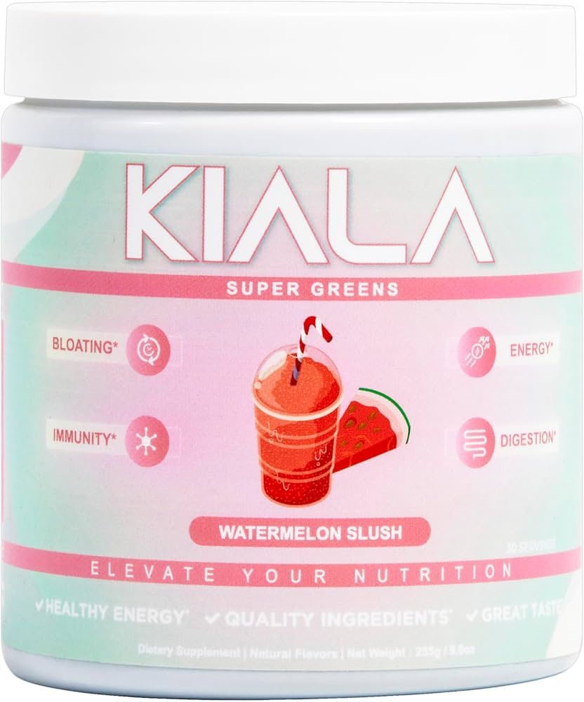 Kiala Nutrition Super Greens, Organic Greens Powder with Spirulina & Chlorella for Digestion, Gut... | Amazon (US)