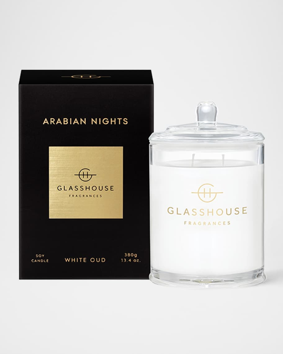 GLASSHOUSE FRAGRANCES 13.4 oz. Arabian Nights Scented Candle | Neiman Marcus