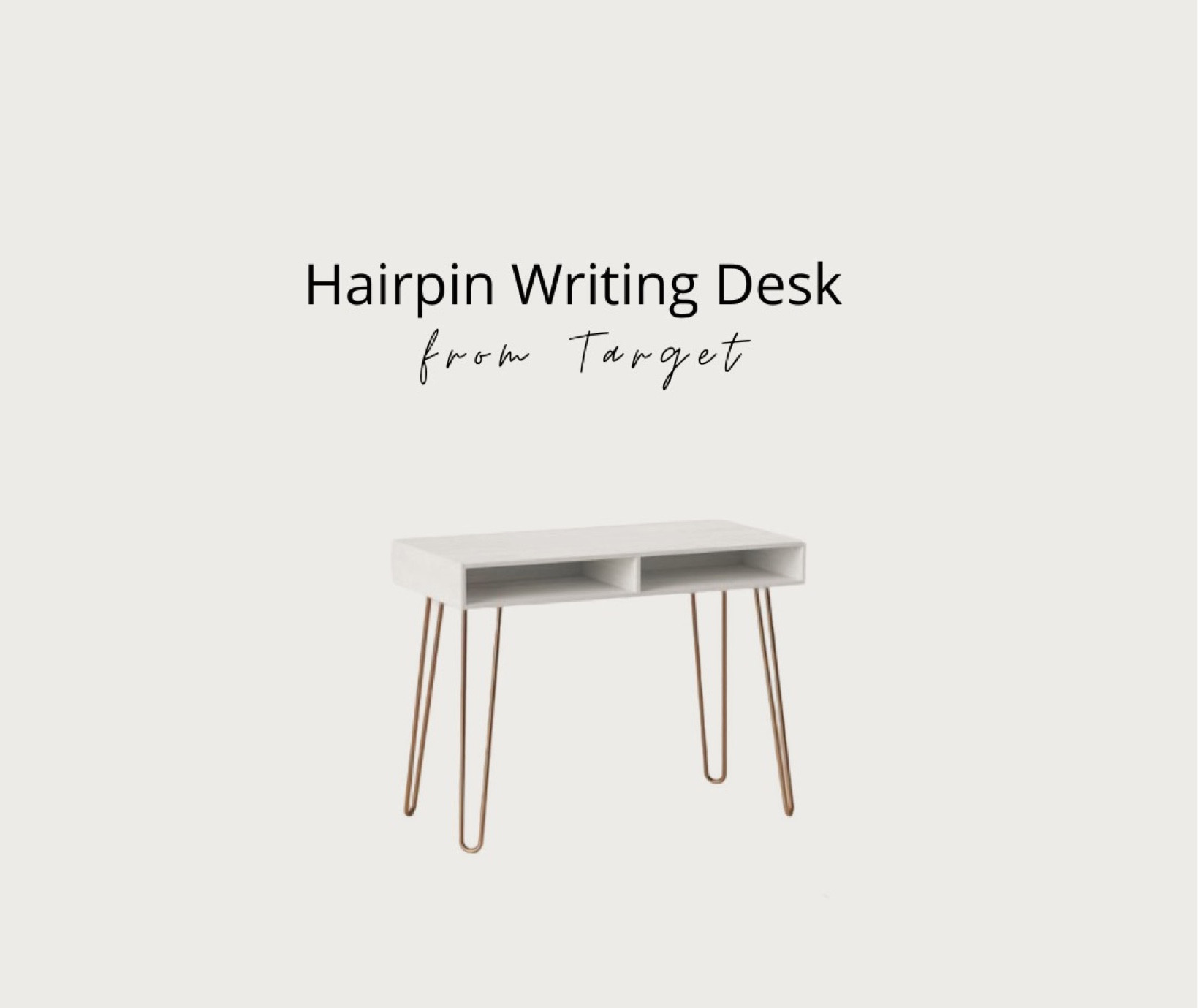 Hairpin writing desk at Target 

#LTKunder100 #LTKhome #LTKFind