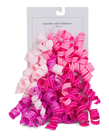 4pk Poppy Curly Bows | TJ Maxx