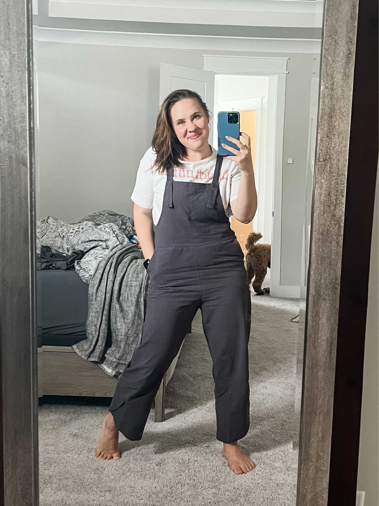 Amazon jumpsuit that’s cozy and on sale for $25. I’m wearing a size small and 5’3”   true to size!

#LTKunder50 #LTKsalealert #LTKstyletip