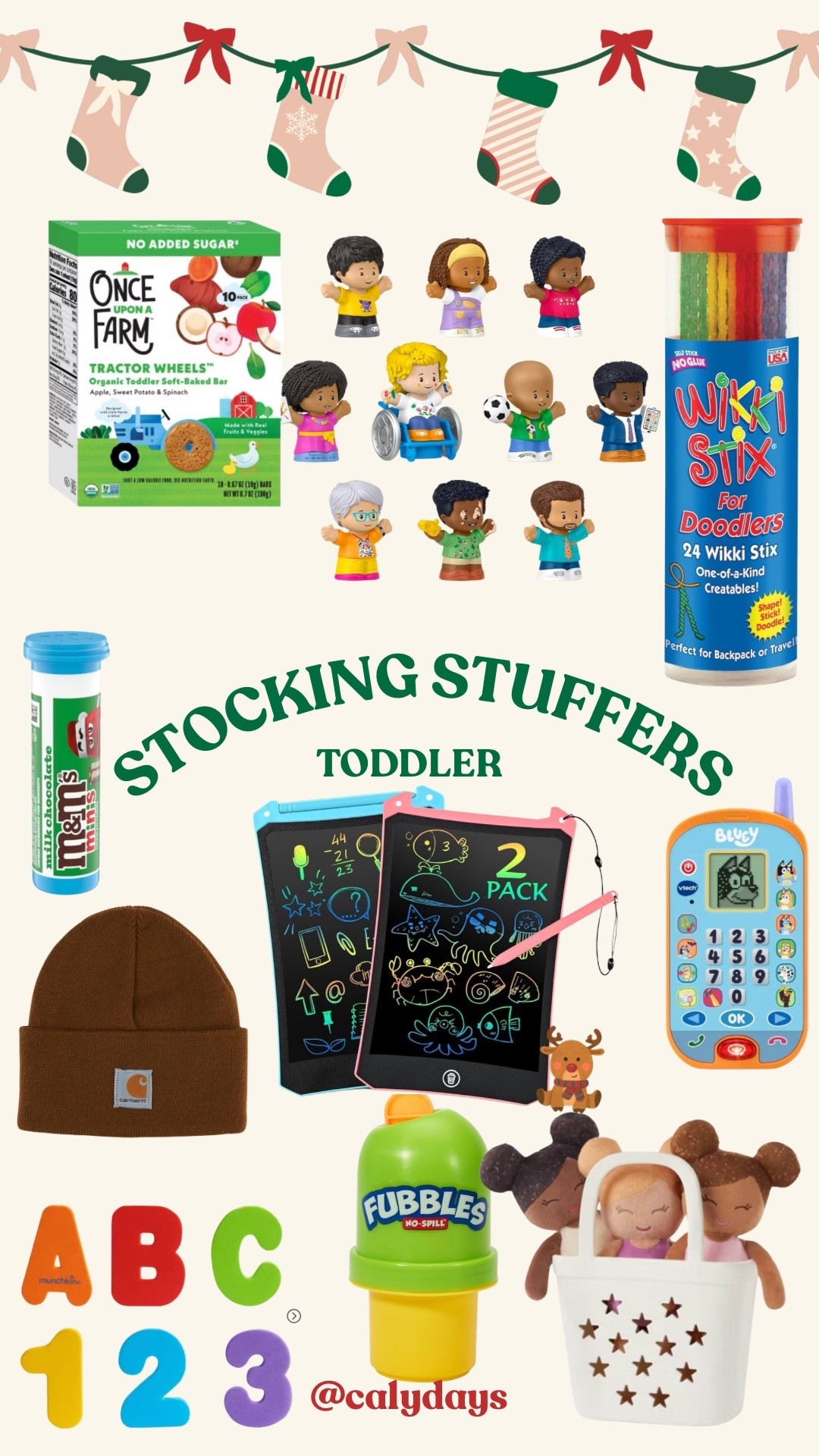 Stocking stuffers for toddlers | toddler stocking stuffers | stocking stuffers for 1, 2, 3 year old 

#LTKGiftGuide #LTKHoliday #LTKKids
