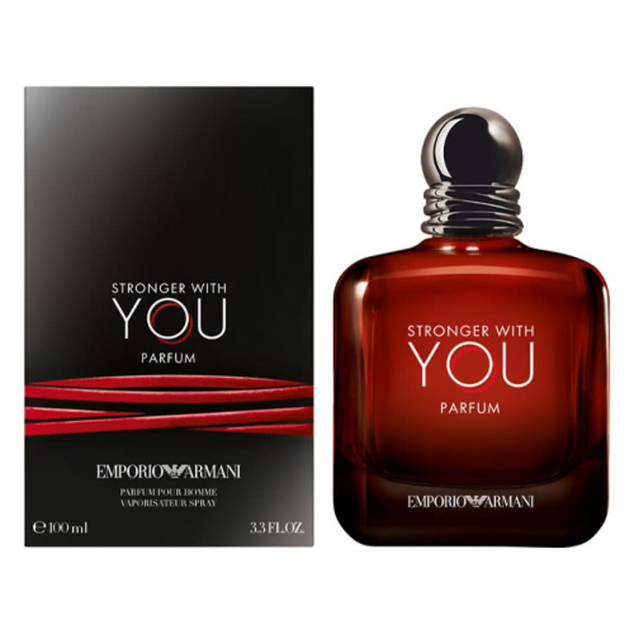Giorgio Armani Mens Stronger With You Parfum 3.3 oz Fragrances 3614274219579 | Jomashop.com & JomaDeals.com