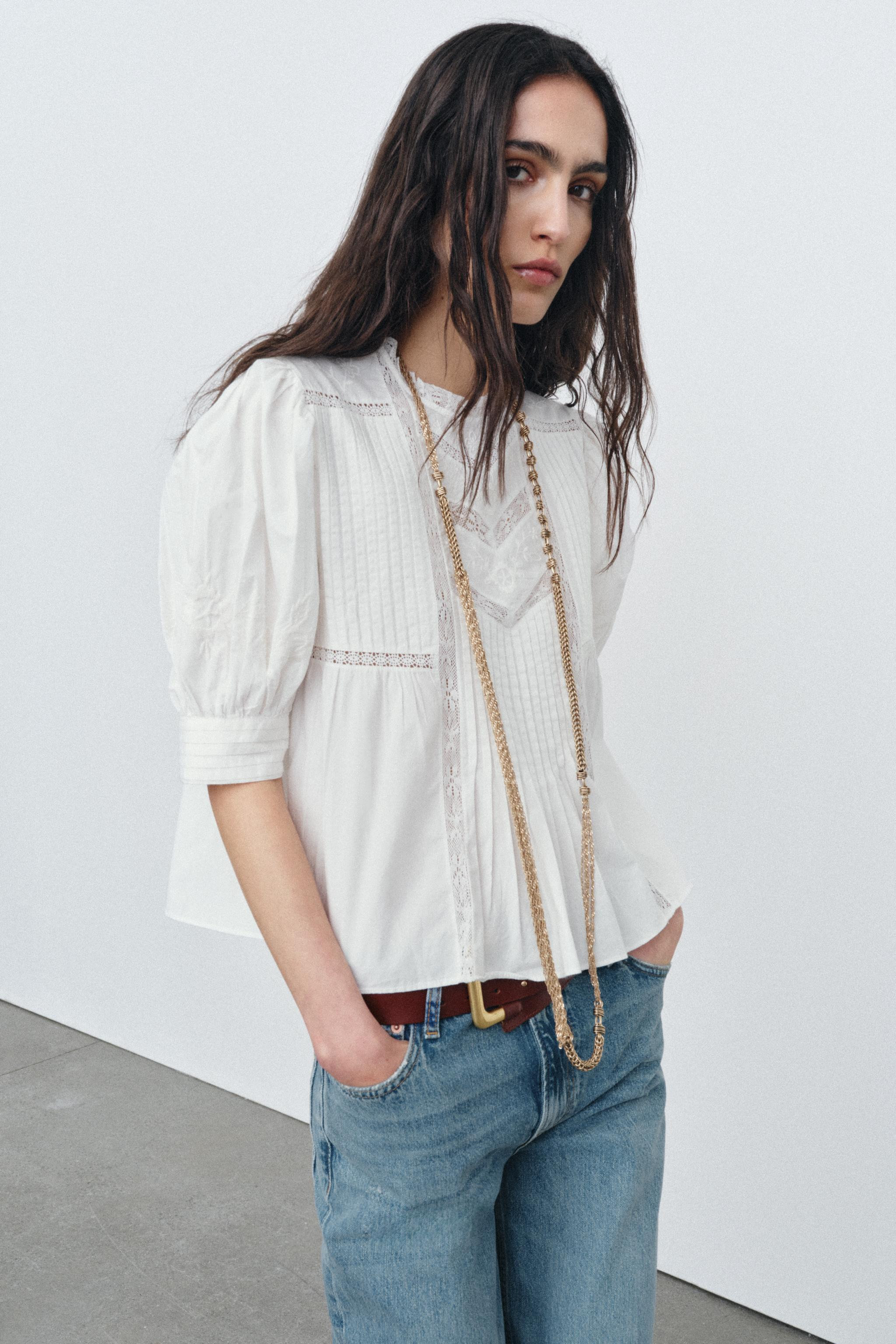 EMBROIDERED SHIRT ZW COLLECTION | Zara US