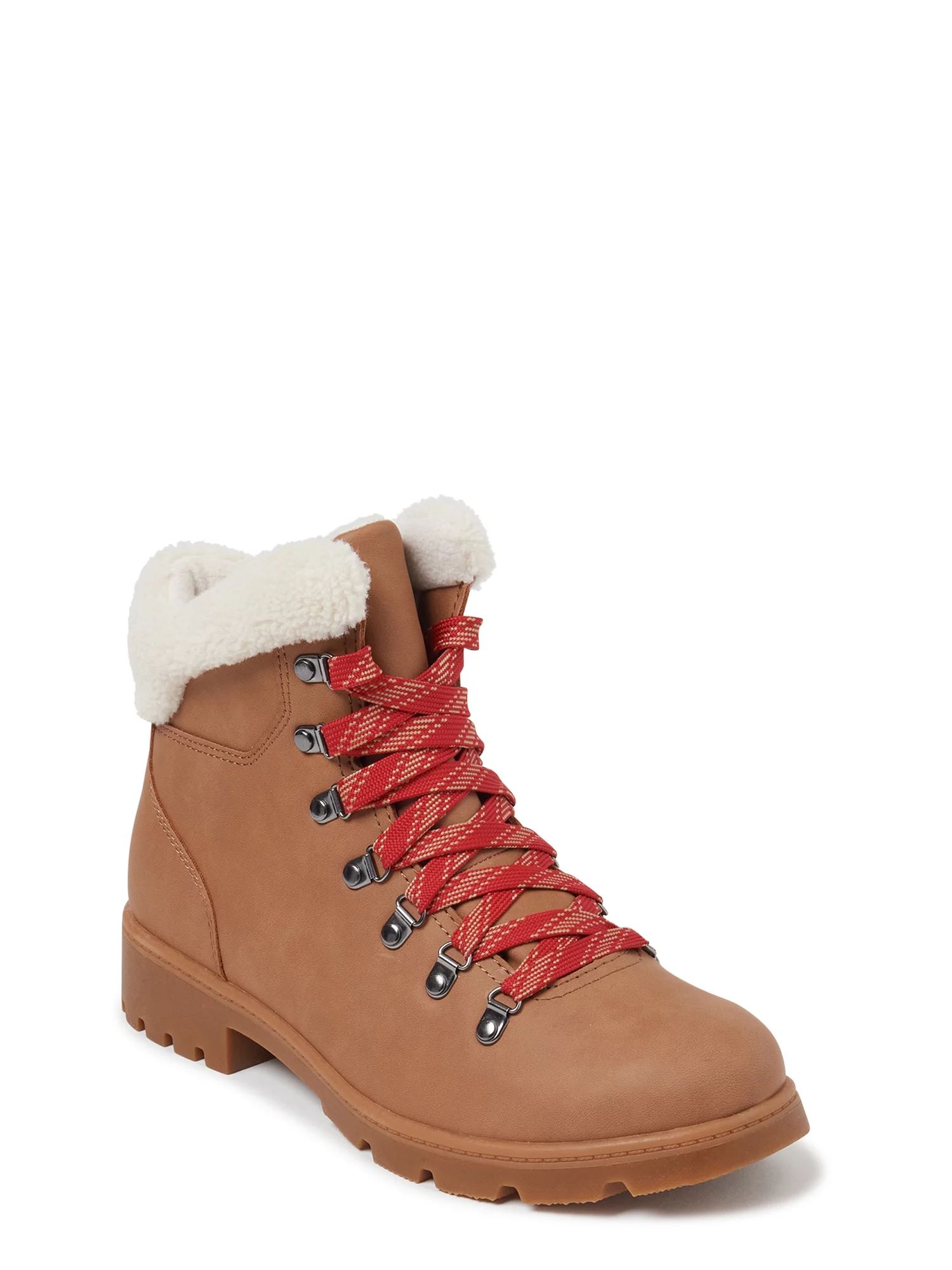 Time and Tru Women's Lug Bottom Winter Boots | Walmart (US)