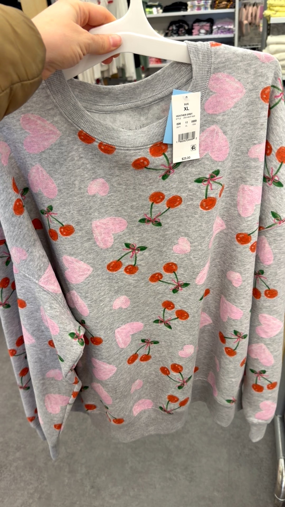Cherry Valentine sweatshirt at target 

#LTKSaleAlert #LTKU #LTKValentine