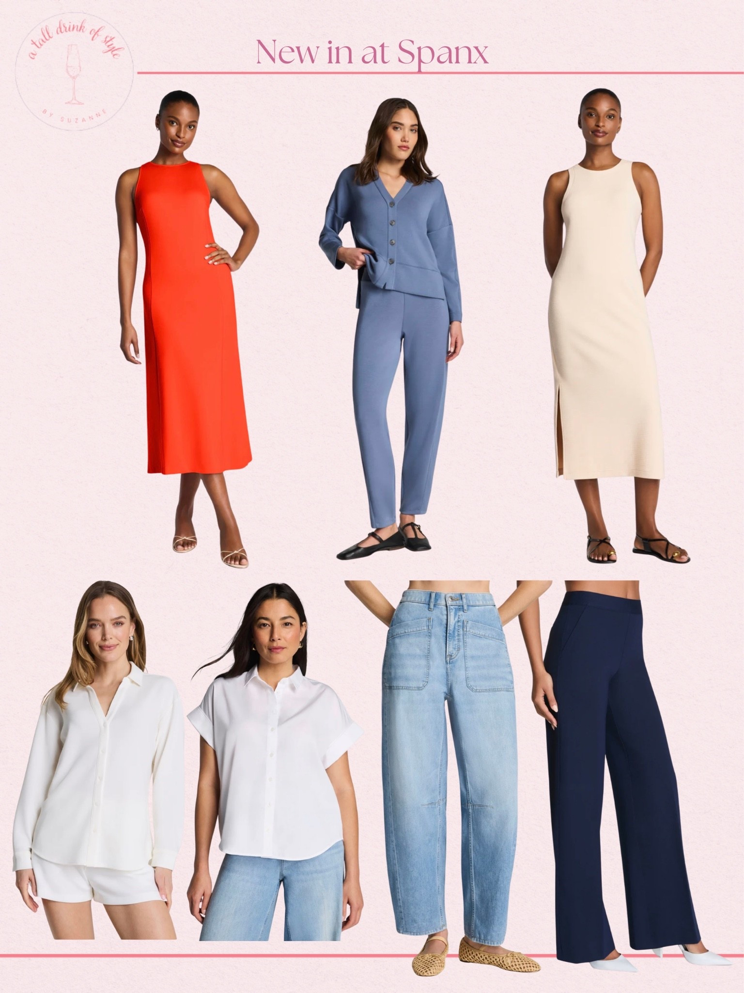 New in at spanx! 

Spanx new summer arrivals are so good! 
These are great additions to your summer rotation and even your capsule wardrobe!

#LTKSaleAlert #LTKSeasonal #LTKOver40