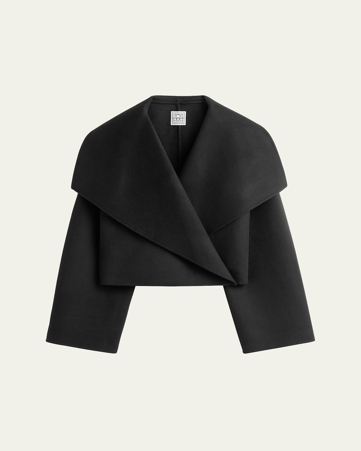 Cropped Signature Double Wool Jacket | Bergdorf Goodman