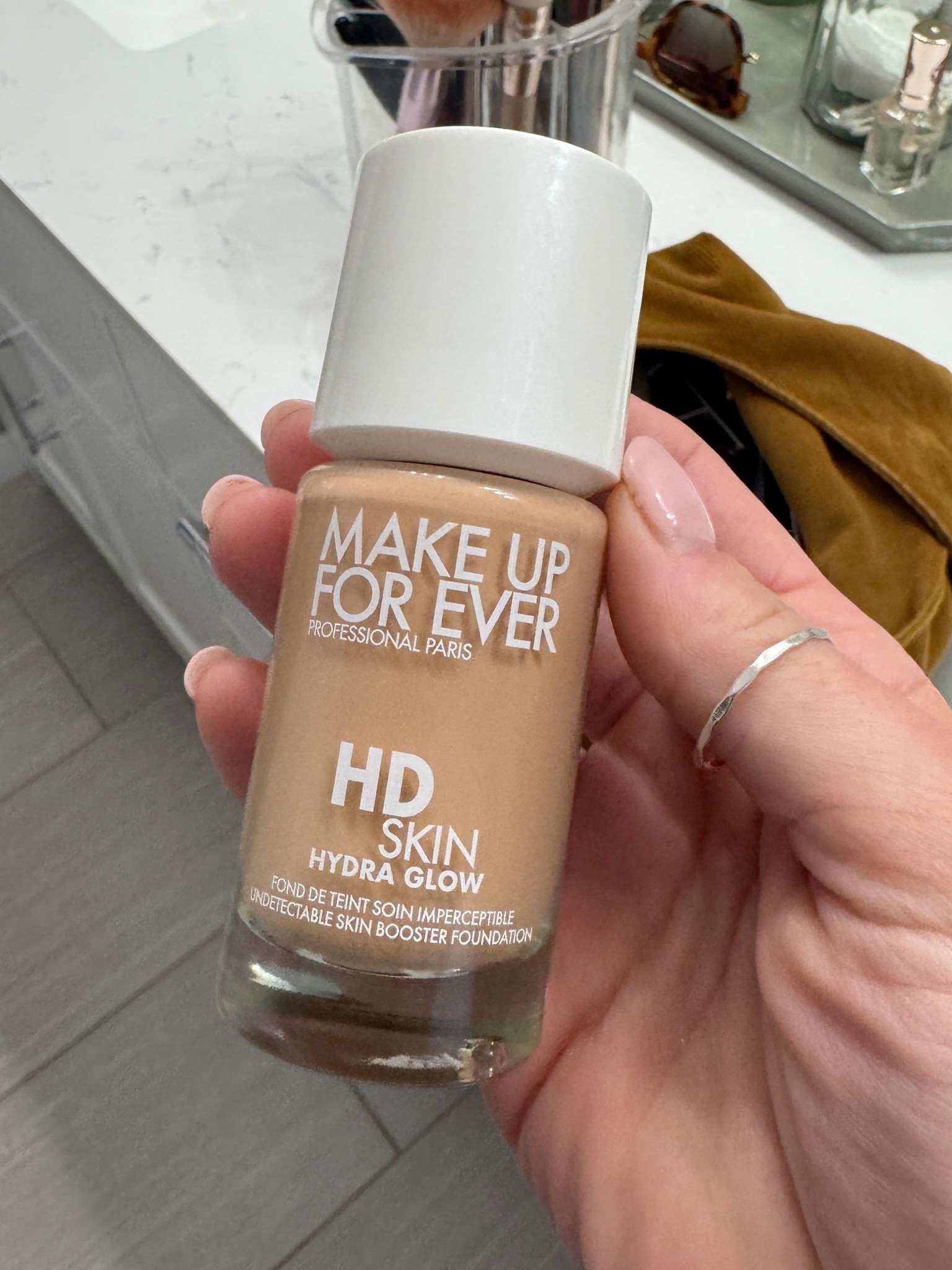 Current favorite foundation. Looks like my skin but better. Lightweight and great coverage. I’m shade 2N22 and used the Sephora color match  
