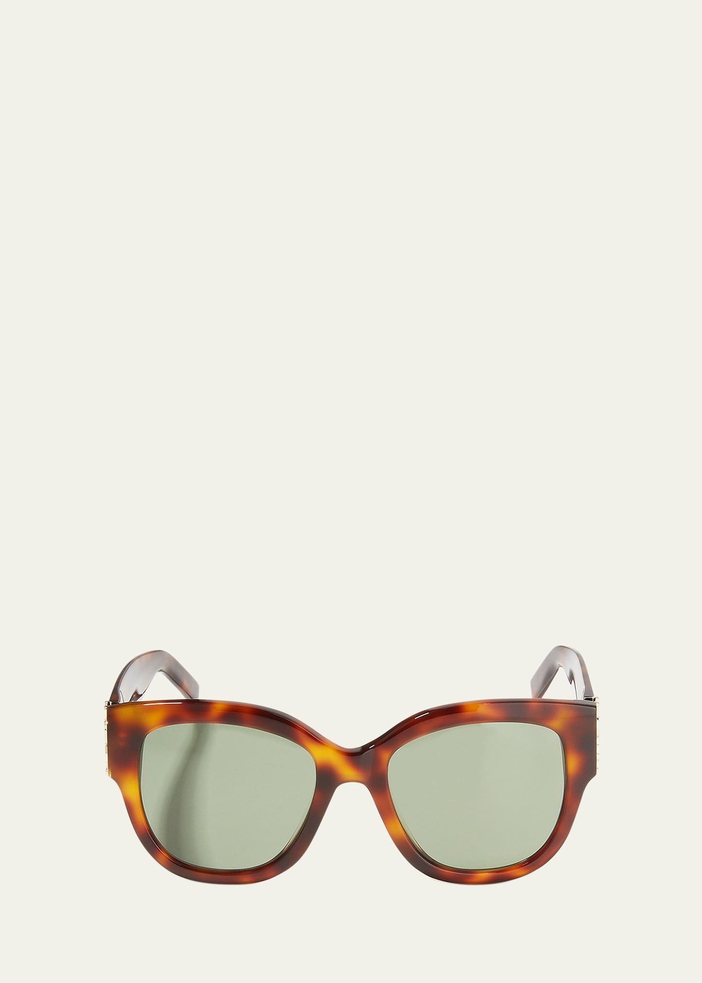Saint Laurent YSL Oversized Acetate Cat-Eye Sunglasses | Bergdorf Goodman