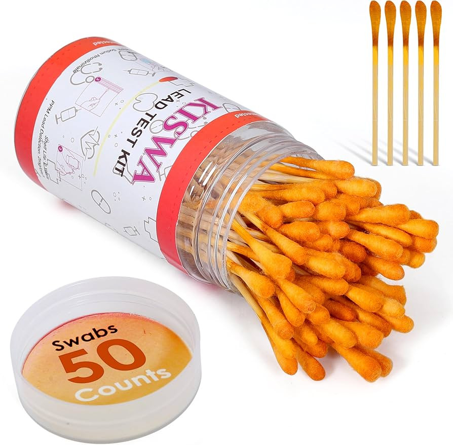 Lead Test Kit (Rapid Testing Swabs) - Instant 30-Second Lead Detector, Water-Based Lead Testing f... | Amazon (US)