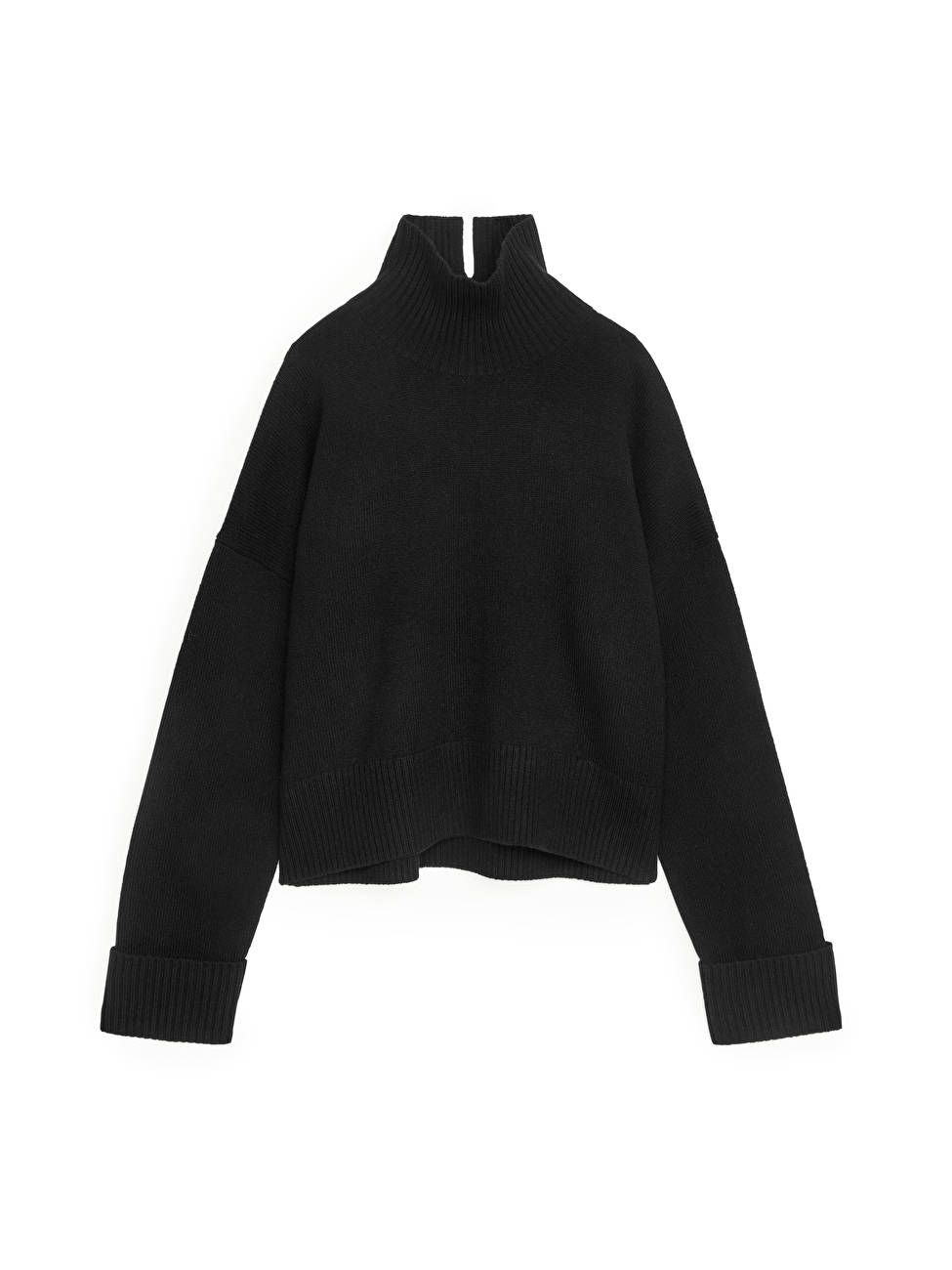 High-Neck Wool Jumper | ARKET