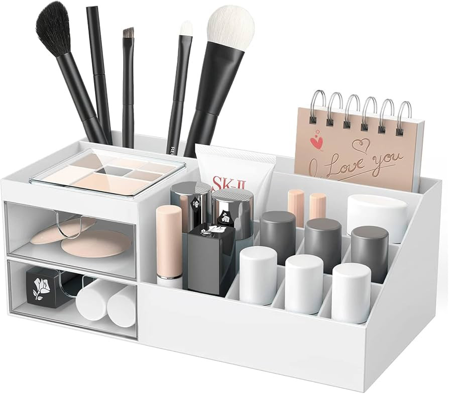 CALIYO Kosmetikorganiser Make up Organizer, Lippenstift-Rack, Büro-Schreibtischbox, Haushalts-Ku... | Amazon (DE)