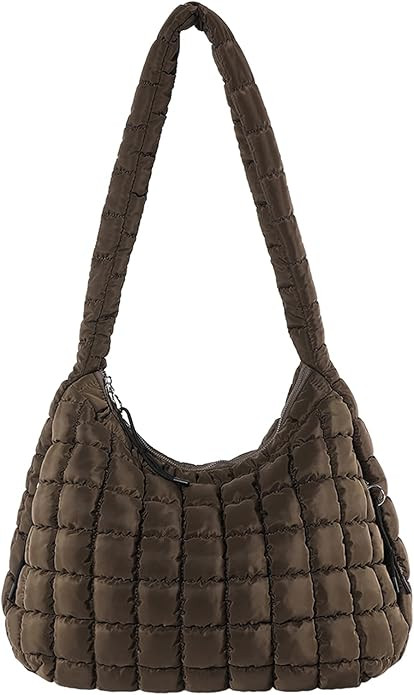 Puffer Tote Bag Quilted Shoulder Bag for Women Puffer Bag Quilted Tote Bag for Women Lightweight ... | Amazon (US)