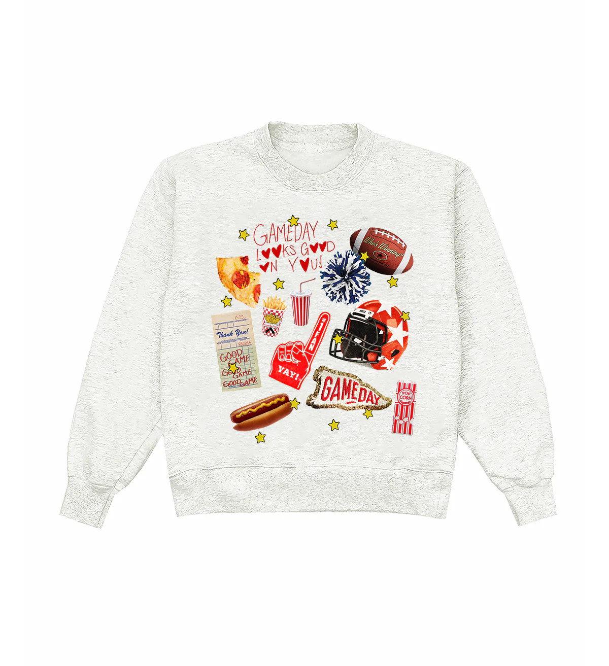 Gameday Charms Heather Crewneck | Shop Kristin Jones